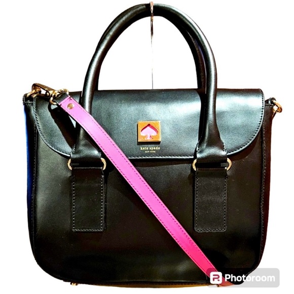 Black leather Kate Spade from the Bond Street Collection. - Picture 1 of 9